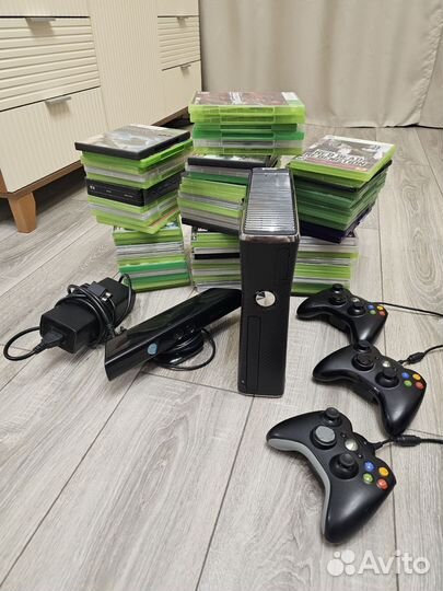 Xbox 360 slim прошитый с играми