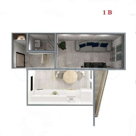 1-к. квартира, 51 м², 5/17 эт.