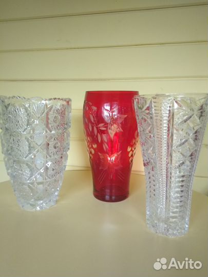 Хрустальные вазы СССР