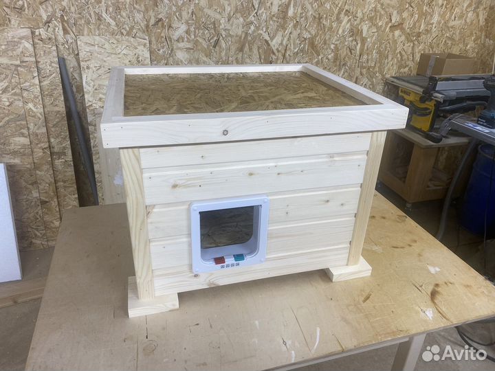 Домик для кошки уличный утепленный