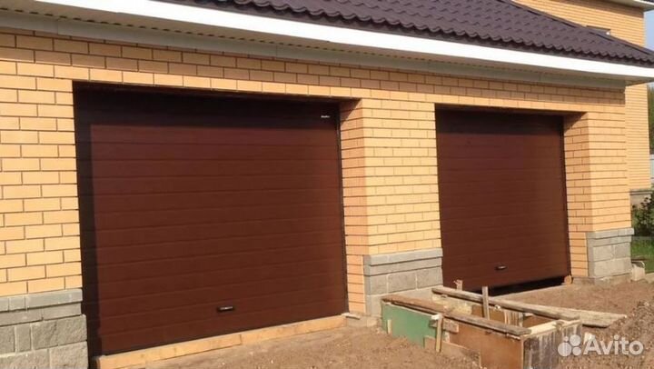 Гаражные секционные ворота дорхан 2750х2500