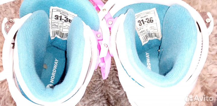 Коньки детские раздвижные 31 35