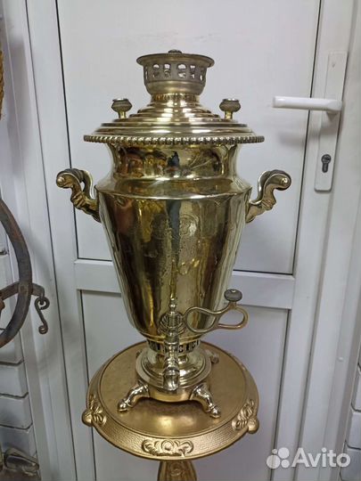 Самовар на дровах старинный.Баташев