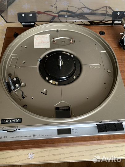 Проигрыватель винила sony ps 2510