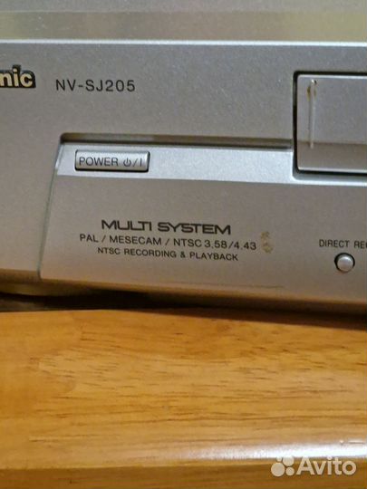 Видеомагнитофон panasonic nv sj 205