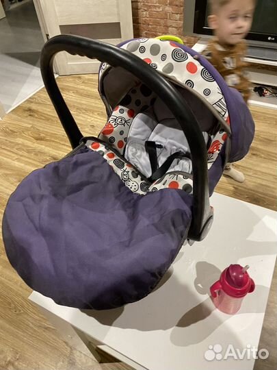 Автолюлька от 0 отдам за пачку памперсов