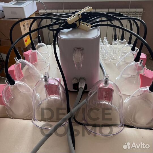 Аппарат Паук, банки для массажа