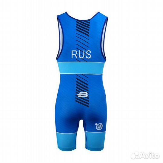 Трико борцовское BoyBo profi BT45 синее