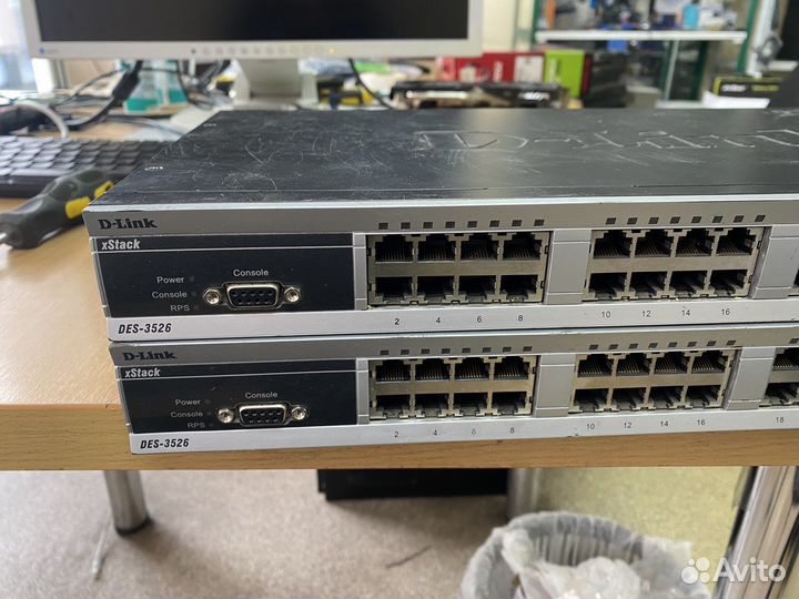 Управляемые коммутаторы Dlink DES-3526