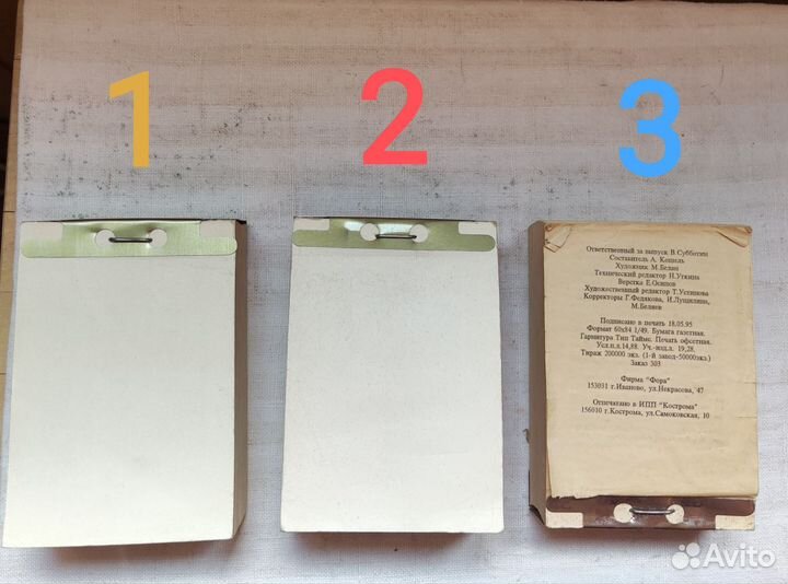 Календарь отрывной 1993, 1996