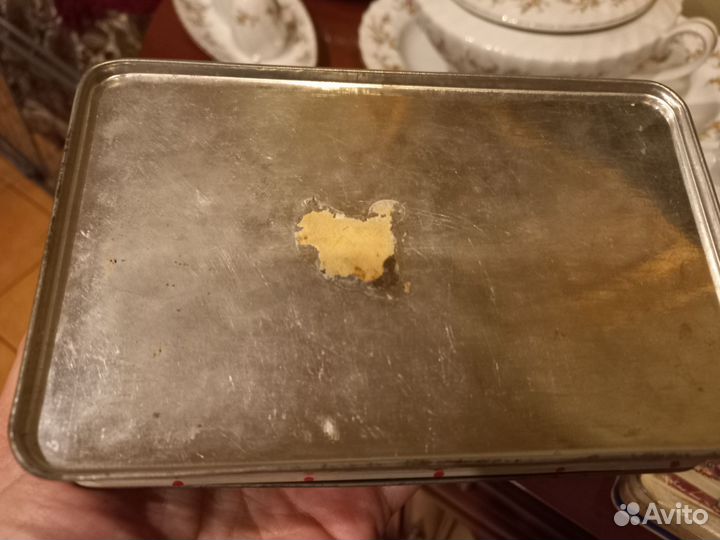 Коробка жесть 50е