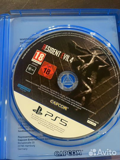 Resident evil 4 remake ps5 диск