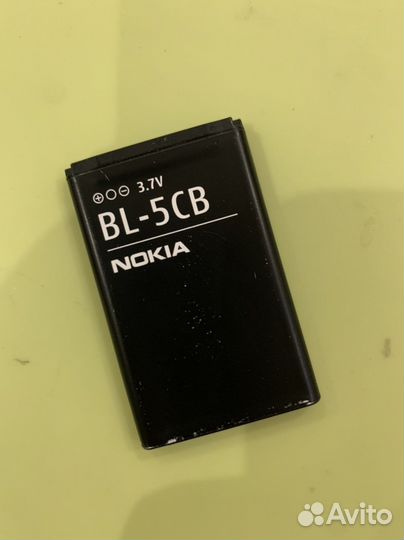 Аккумулятор BL-5CB для Nokia 1280/1616/100/101