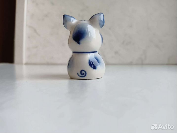 Статуэтка Гжель Коза и Поросенок