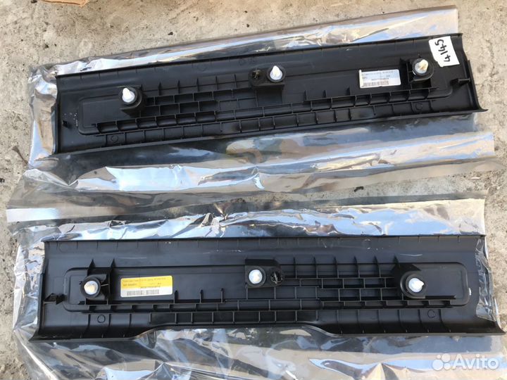 Пластиковые накладки на пороги Рэндж Ровер Эвог Ra