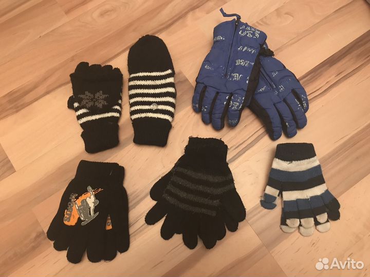 Продам перчатки, варежки, краги и шапку с шарфом