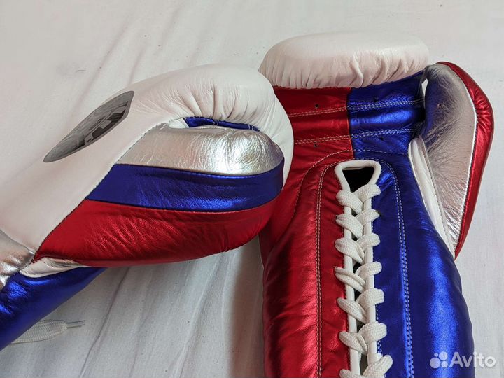 Боксерские перчатки кожаные 14oz