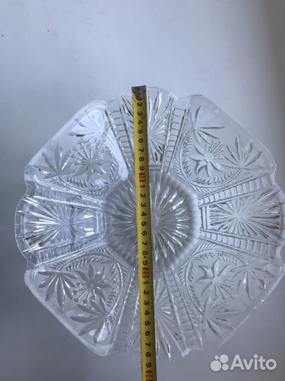 Хрустальная ваза для фруктов