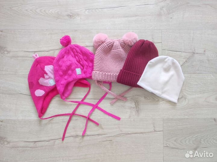 Шапки для девочки 1-3 года, 46-48 Reima, Zara