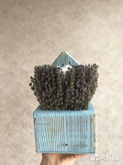 Сухоцветы в кашпо