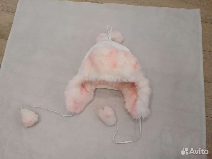 Шапка-шлем reima 48-50, варежки, перчатки