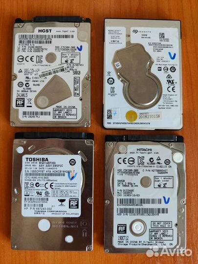 Жёсткие диски 2.5 со 100 здоровьем