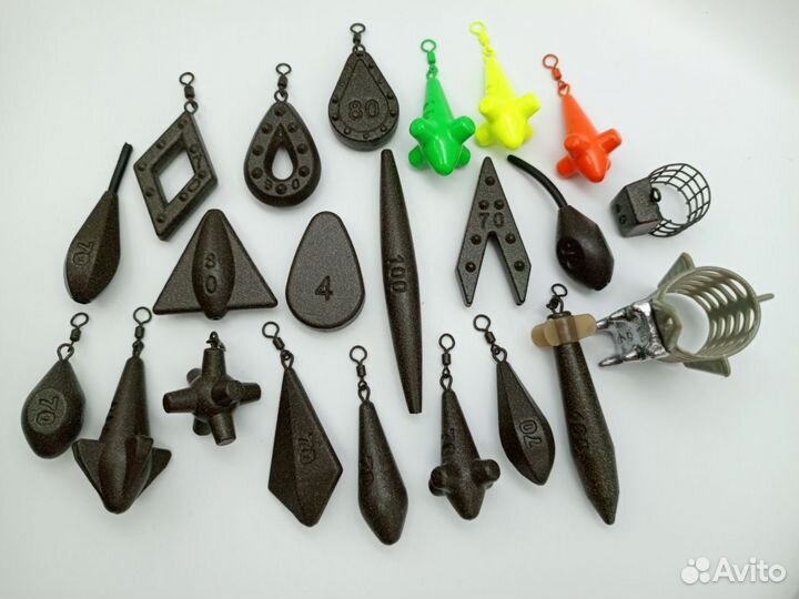 Карповые грузила для рыбалки, с вертлюгом, скольз