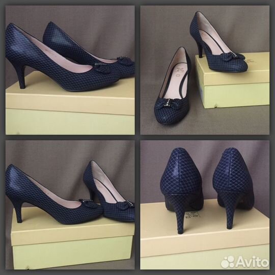 Туфли лодочки натуральная кожа 37 новые