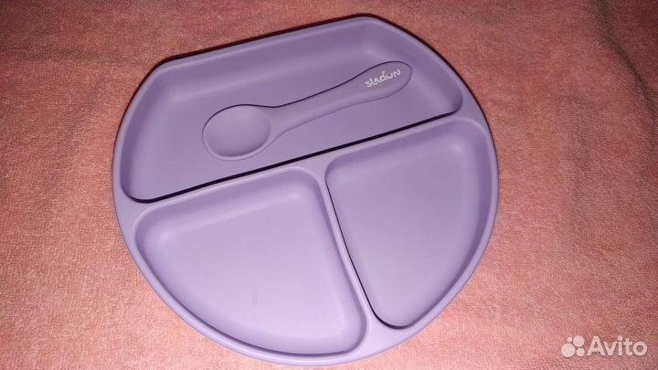 Силиконовая тарелка детская