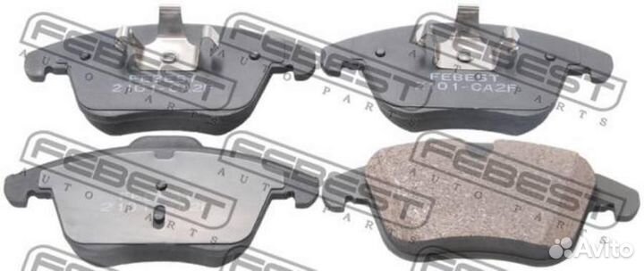 Febest 2101CA2F колодки тормозные передние