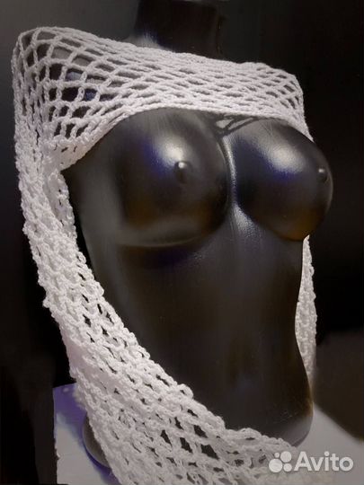 Вязаные рукава-сетка