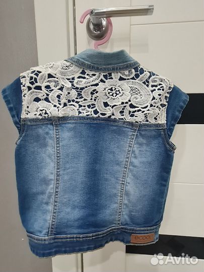 Жилет джинсовый для девочки