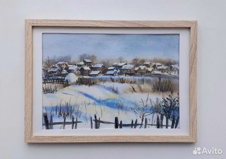 2 картины акварелью 