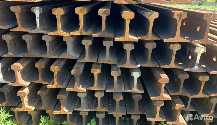 Рельсы Р65 б/у износ до 6 мм; 12,4-12,5м