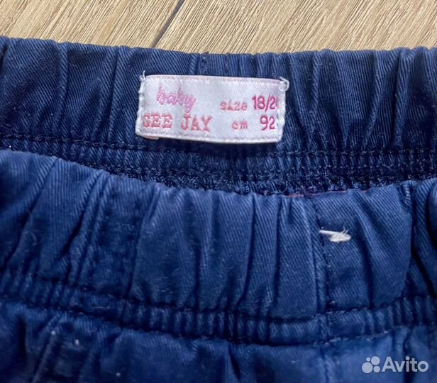 Теплые штаны для девочки 92