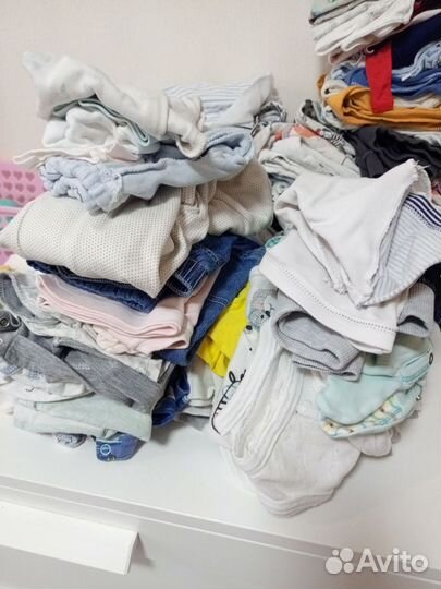 Вещи пакетом на мальчика 0-7 мес