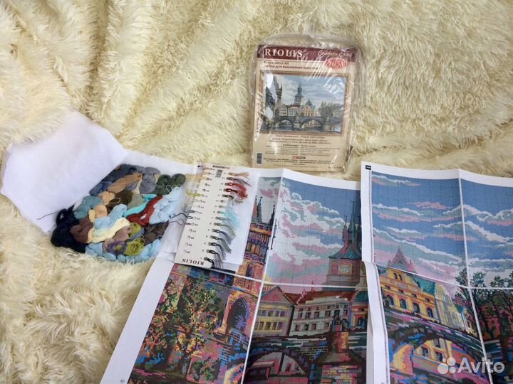 Набор для вышивания крестом Риолис Прага. Карлов м