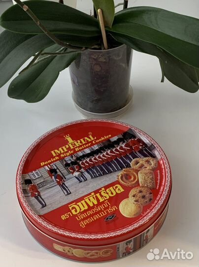 Коробка для печенья жестяная Тайланд