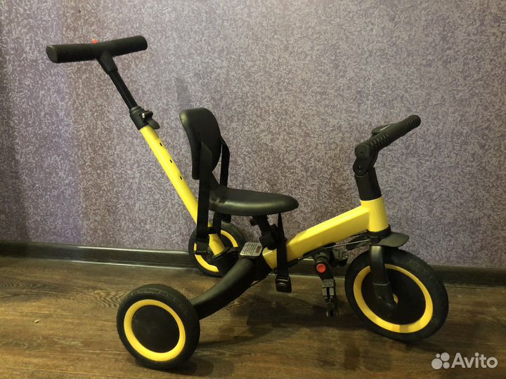 Детский трехколесный велосипед беговел
