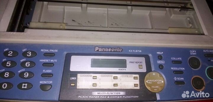 Факс panasonic kx flb758