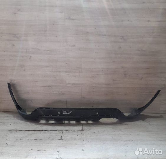 Юбка заднего бампера Kia Rio 4 X-Line