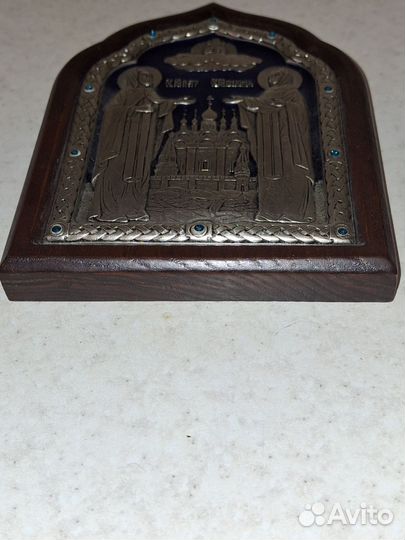 Икона с эмалью