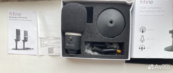 Микрофон usb Fifine k670