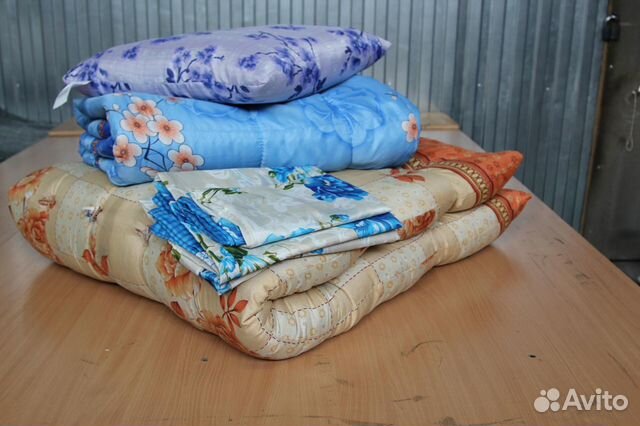 Матрас подушка одеяло. Спальные комплекты эконом