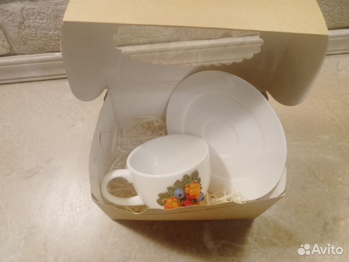 Чашка с блюдцем