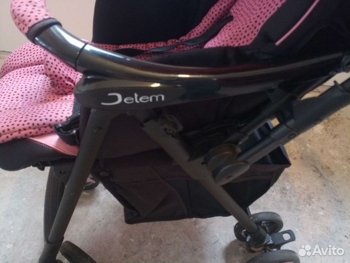 Коляска прогулочная Jetem Graphite (розовый)