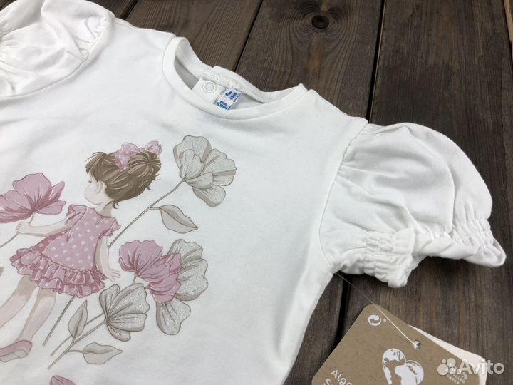 Футболка для девочки хлопок Mayoral