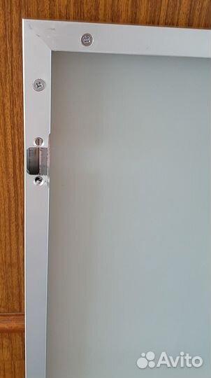 Дверки алюминиево стеклянные для шкафа