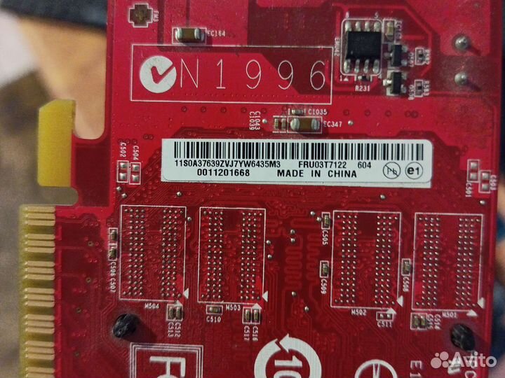 Видеокарты pci e2 x16