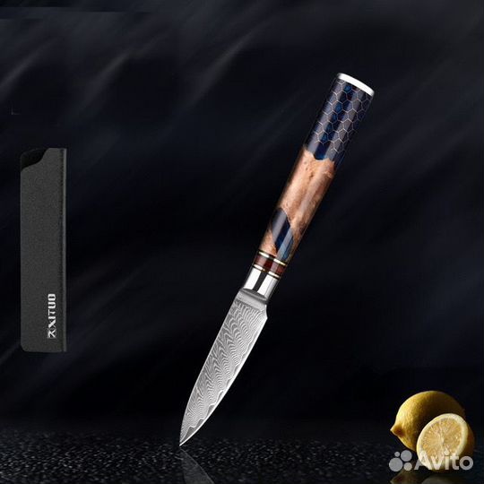 Кухонные ножи из дамасской стали